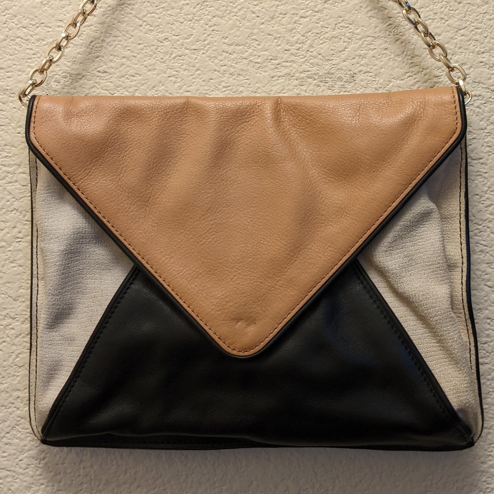 Banana Republic Clutch with removable chain